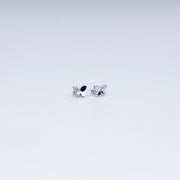 Butterfly Sparkle Stud Earrings in 925 Sterling Silver with CZ Accents