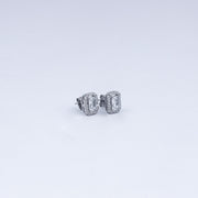 Stone Studded Zircon Necklace Set In 925 Sterling Silver