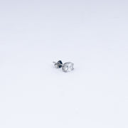 925 Silver Solitaire CZ Stud Earrings – Elegant & Refined