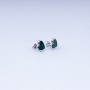 Little Heart Pendant Zircon Necklace Set In 925 Sterling Silver