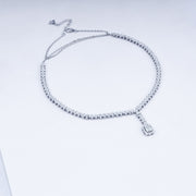 Cubic Zircon Radiance Necklace Set In 925 Sterling Silver