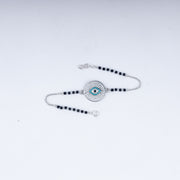 Evil Eye 925 Sterling Silver Rakhi – A Symbol of Timeless Protection & Love