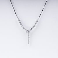 925 Sterling Silver Serpent Style Necklace – Sleek & Modern