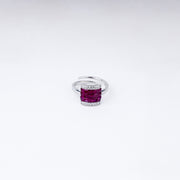 Nature's Embrace Ring – Adjustable 925 Silver Cocktail Design