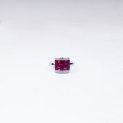 Nature's Embrace Ring – Adjustable 925 Silver Cocktail Design