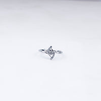 Crescent Spark Ring – 925 Sterling Silver