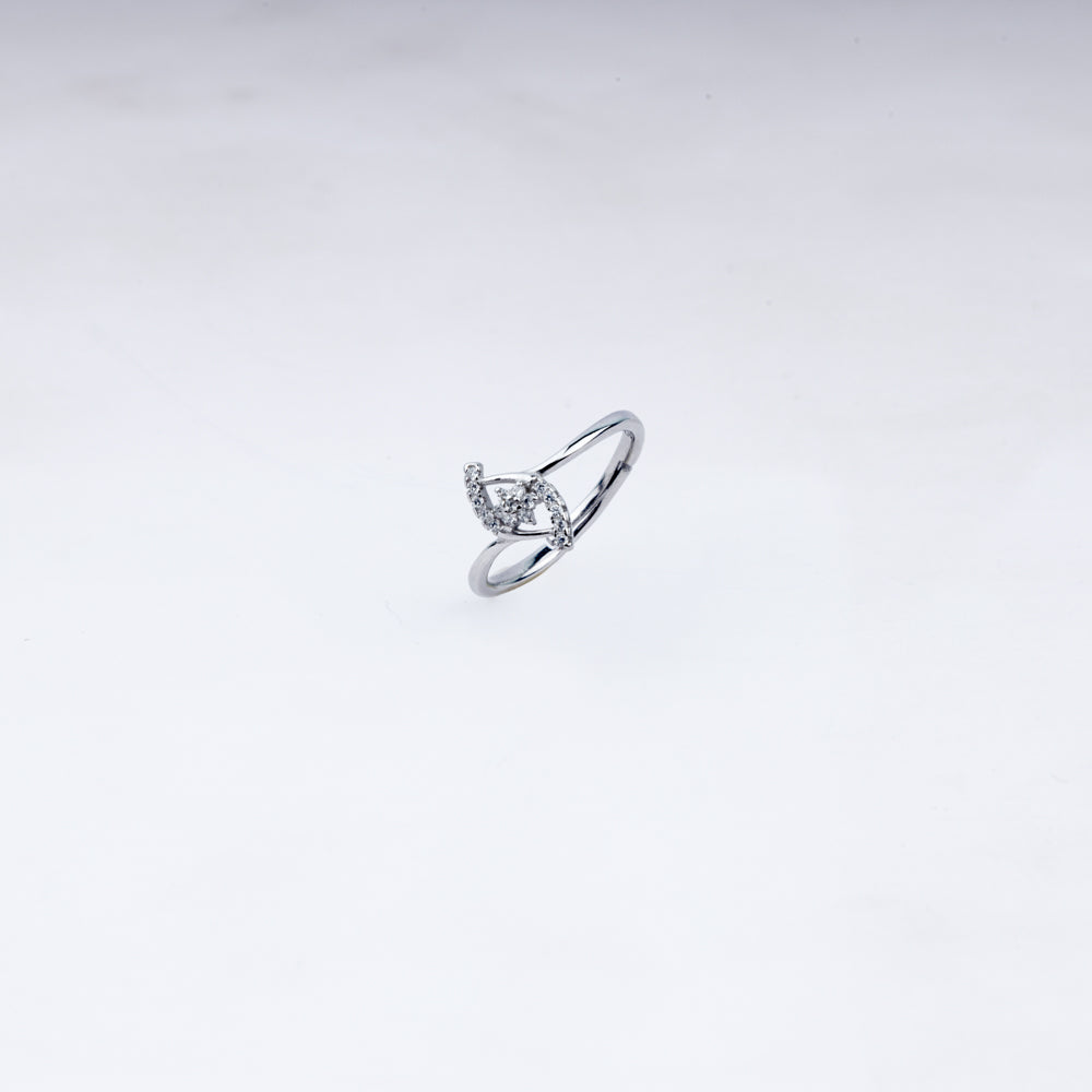 Crescent Spark Ring – 925 Sterling Silver