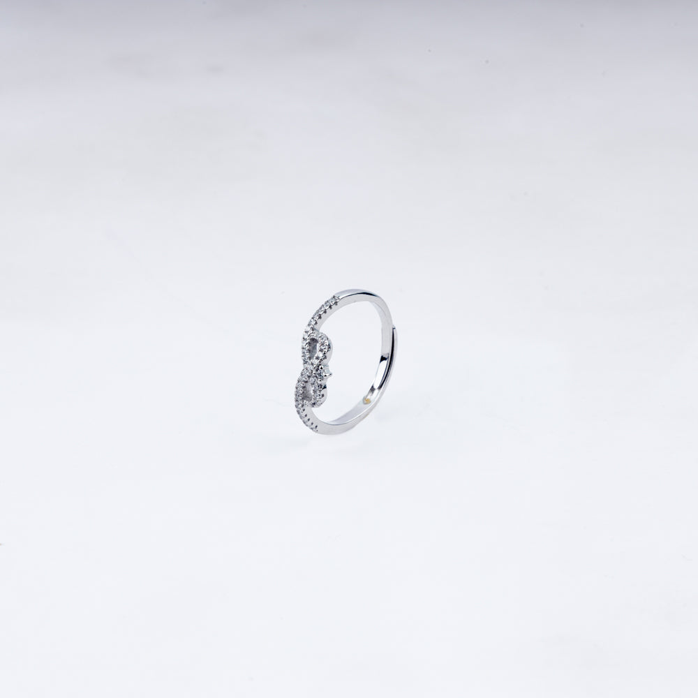 Tiara Sparkle CZ Ring in 925 Sterling Silver
