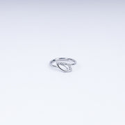 Luna Leaf 925 Silver Adjustable Ring