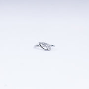 Luna Leaf 925 Silver Adjustable Ring