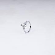 Aurora Bloom 925 Silver Floral Ring