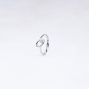 Luna Petal 925 Silver Open Marquise Ring