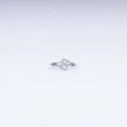 Celestia 925 Silver Heart Crown Ring