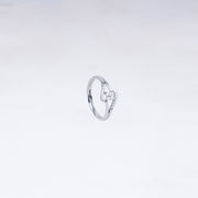 Celestia 925 Silver Heart Crown Ring