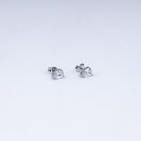 Elegant Pear-Cut Solitaire CZ Stud Earrings in 925 Sterling Silver