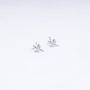 Floral Fantasy Zircon Necklace Set In 925 Sterling Silver