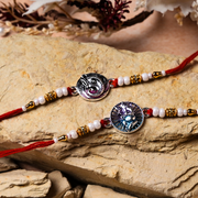 925 Silver Ganesha Rakhi Set – (Pack of 2)