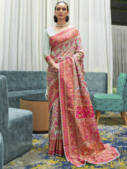 Sea Breeze Cotton Handloom Saree in Soothing Green