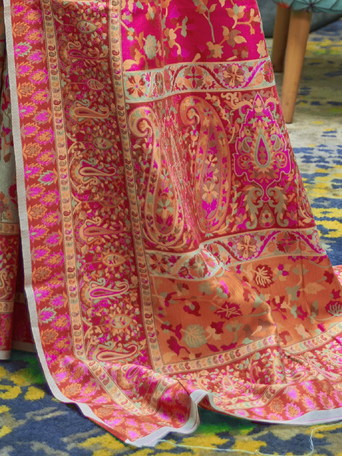 Sea Breeze Cotton Handloom Saree in Soothing Green